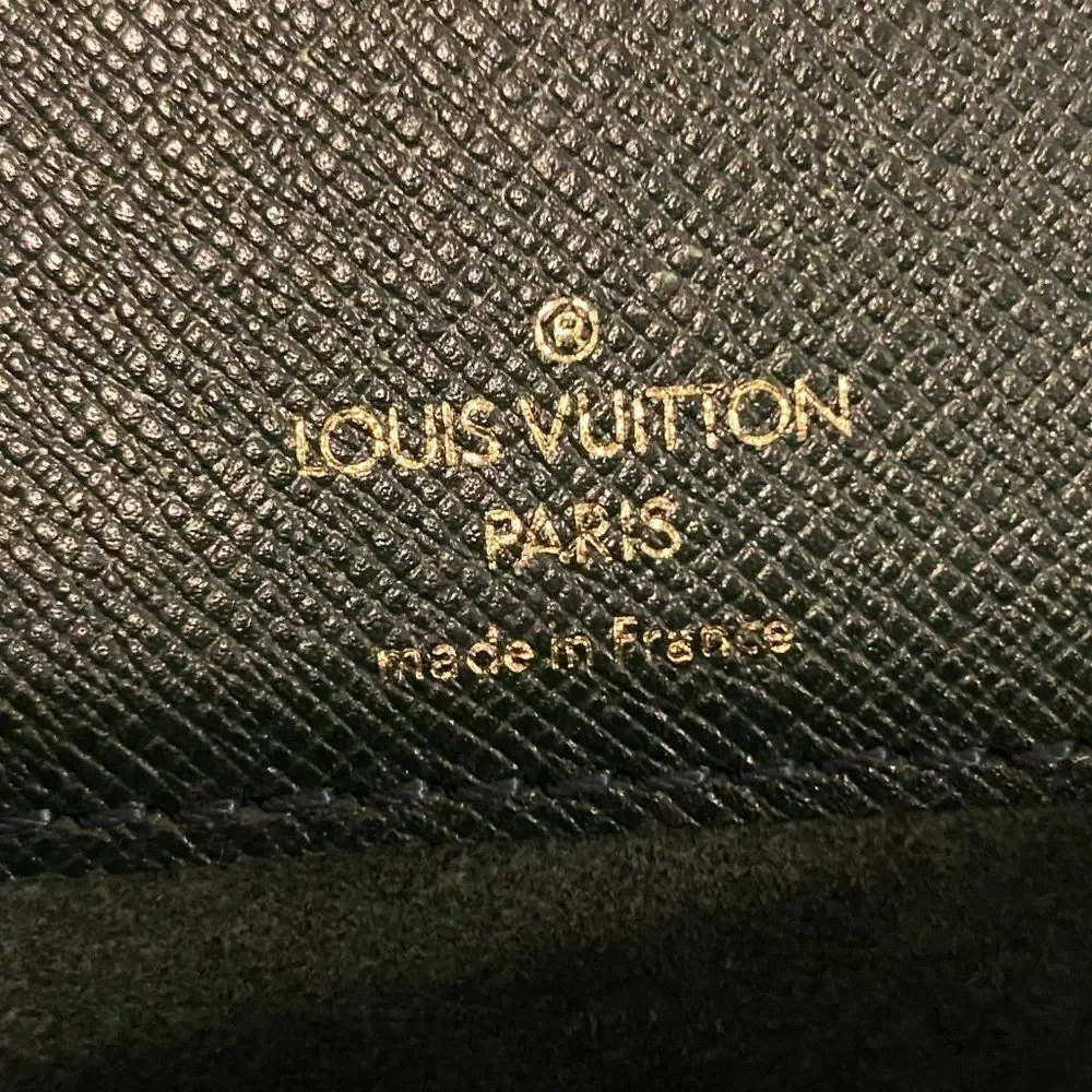Vintage Louis Vuitton Taiga Tashkent Epicea Green Brief Case **Flaws**